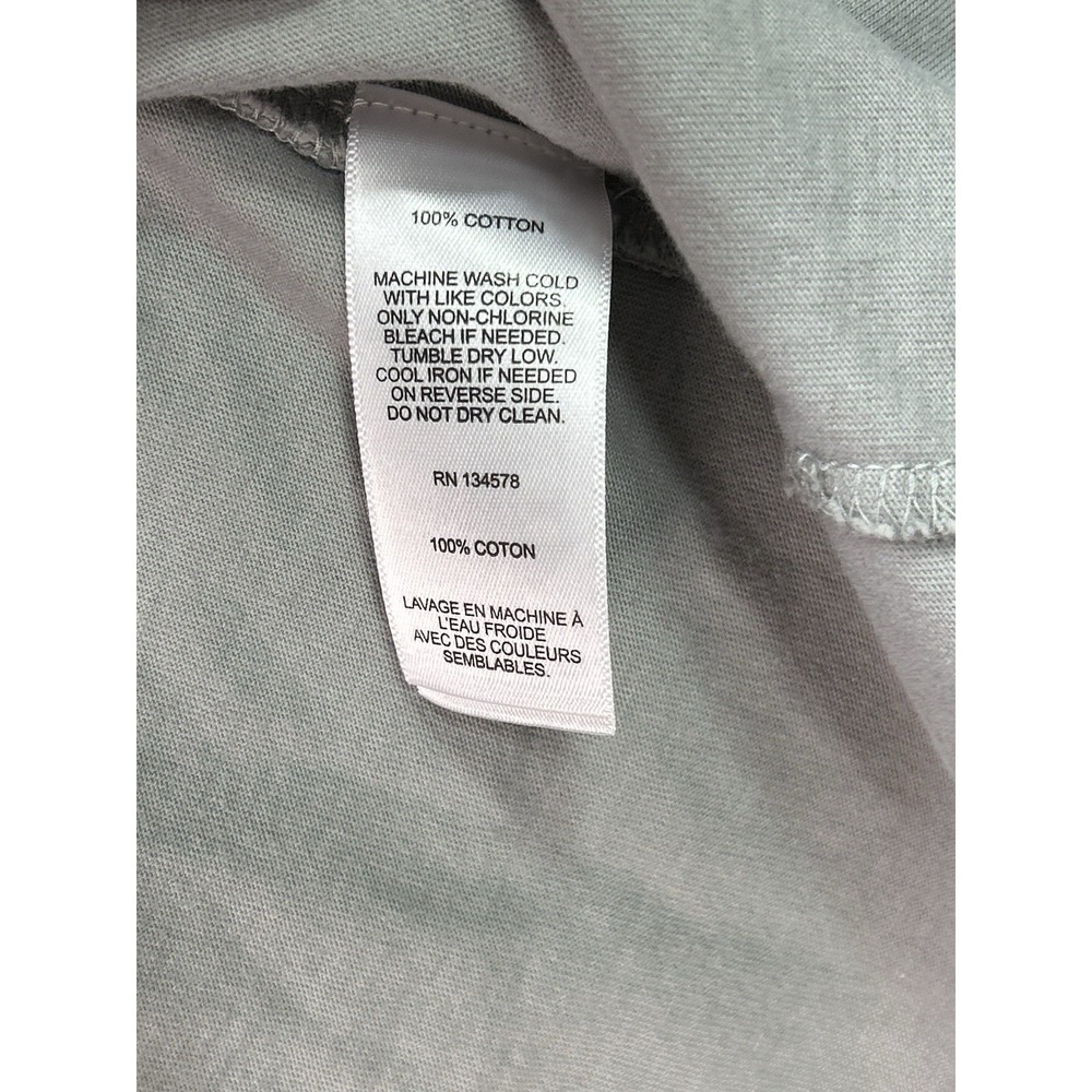 Vineyard Vines Football Long Sleeve T-Shirt Mens Large Grey Whale Logo Preppy - Picture 8 of 16